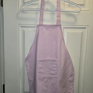 Kids Pink Chef's Apron with Front Pocket
